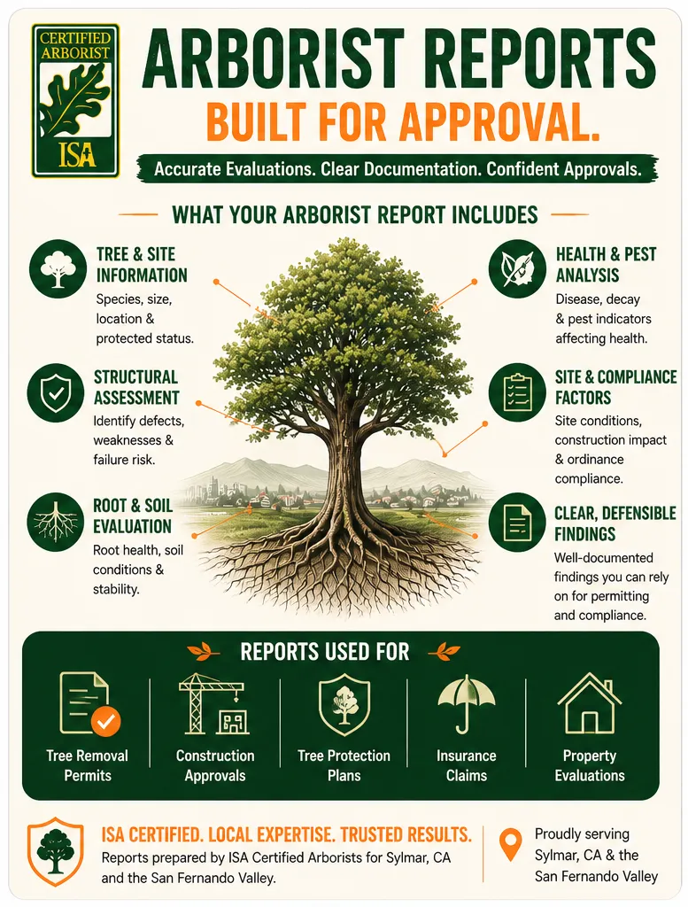 Arborist Report - Built for Approval Infographics
